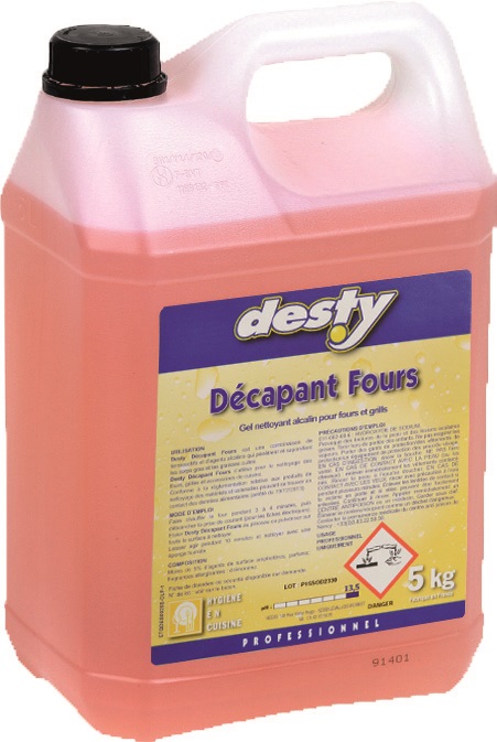 Gel décapant nettoyant Four - ORLAV - HYDRACHIM - 5L - Décapant - Produit  d'entretien Cuisine - Cuisines - Vaisselle - Produits