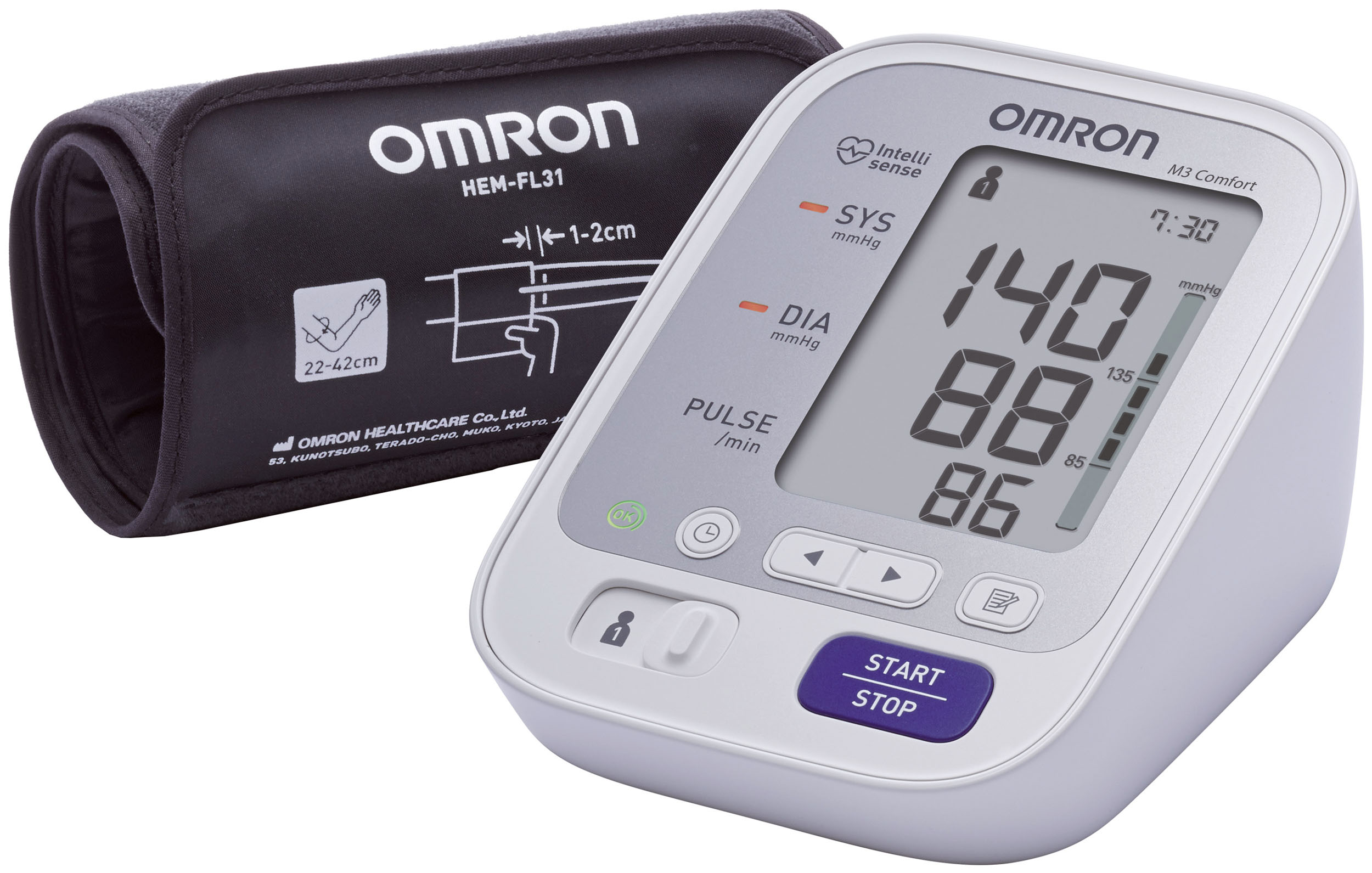 Tensiomètre OMRON M3 COMFORT à 82.50€ sur Medi-tek