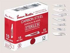 LAMES DE BISTOURIS STERILES