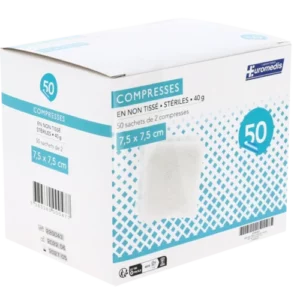 COMPRESSE BOITE DE 50X2