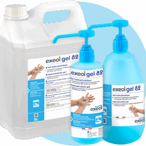 GEL HYDROALCOOLIQUE EXEOL 82